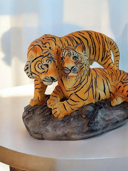 Tiger Couple Figurine