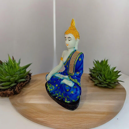 Gautam Buddha Idol in sitting position | Blue