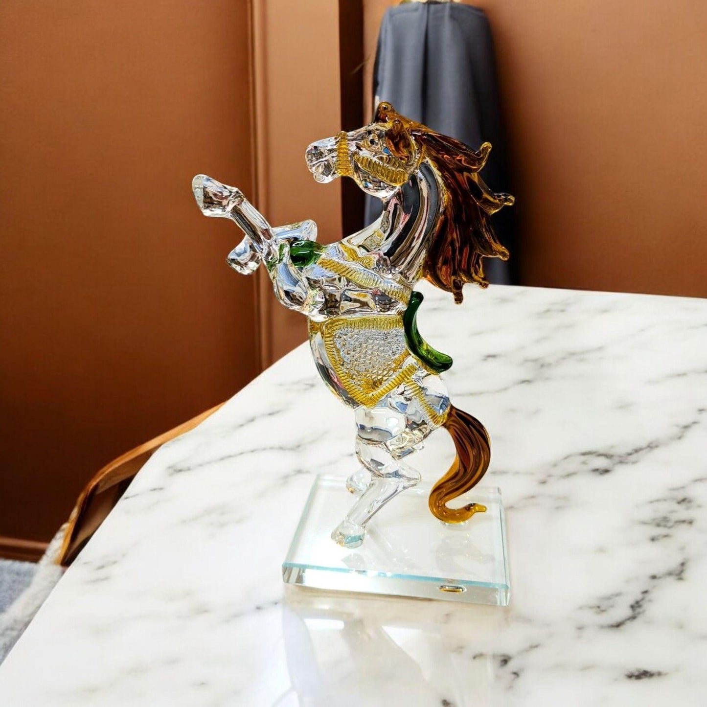 Crystal Horse Statue