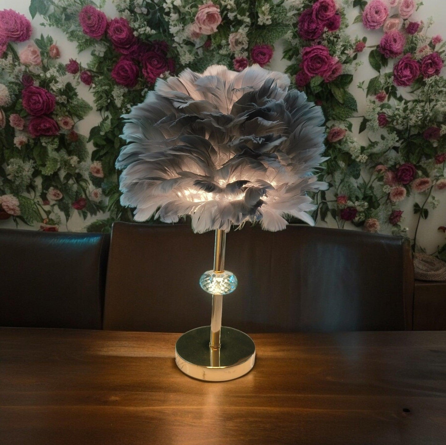 Modern Feather Design Night Lamp
