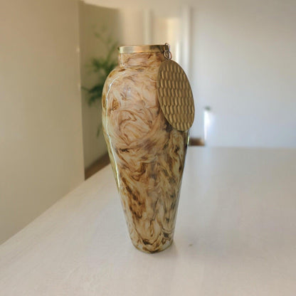 Elegant Metal Flower Vase