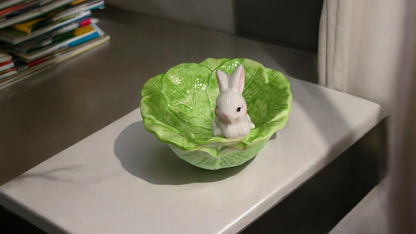 Cabbage Bunny Easter Bowl