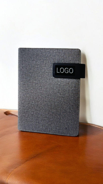 Smart Notebook with Built-In 4000mAh Power Bank - A5 Size