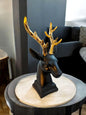 Black Deer Figurine