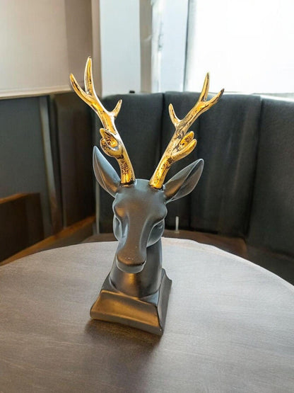 Black Deer Figurine