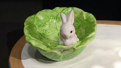 Cabbage Bunny Easter Bowl
