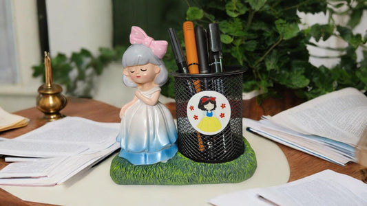 Adorable Little Girl Pen Holder