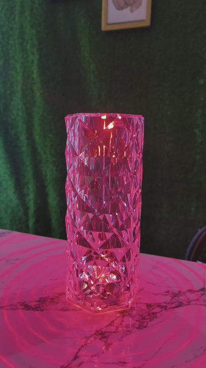 Crystal LED Touch Lamp