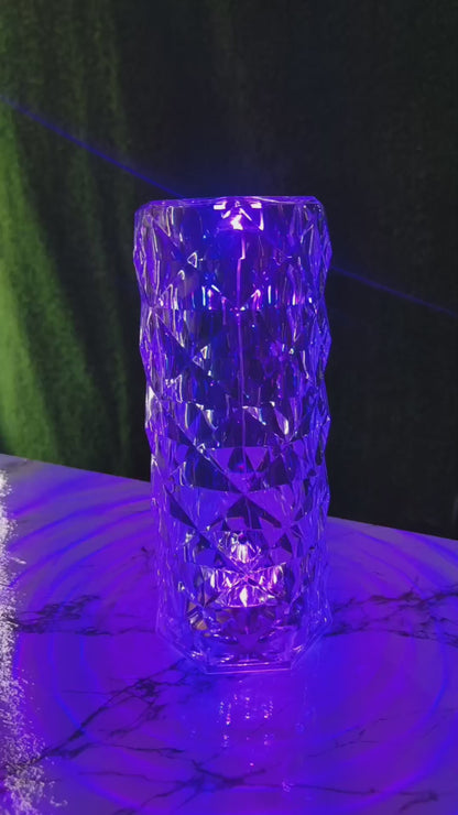 Crystal LED Touch Lamp