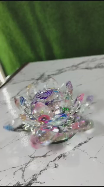 Sparkle Crystal spinning Lotus