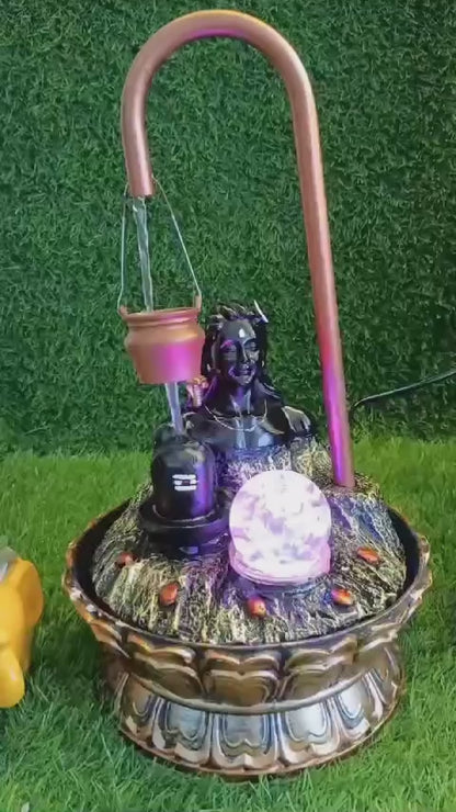 Adiyogi Water Fountain with Shiv Linga