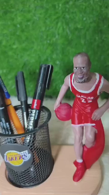 Basketball Player Pen Holder