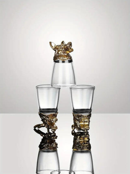 Zodiac Sign Tequila Shot Glasses (Set of 12 Pcs)